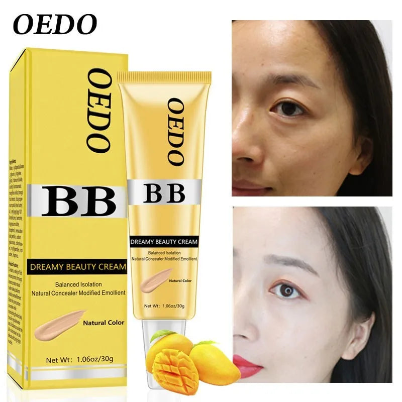 Dreamy Beauty Cream Makeup Natural Concealer BB Cream Face Care Modified Emollient Easy to Wear Sun Block Whitening Cream 30g