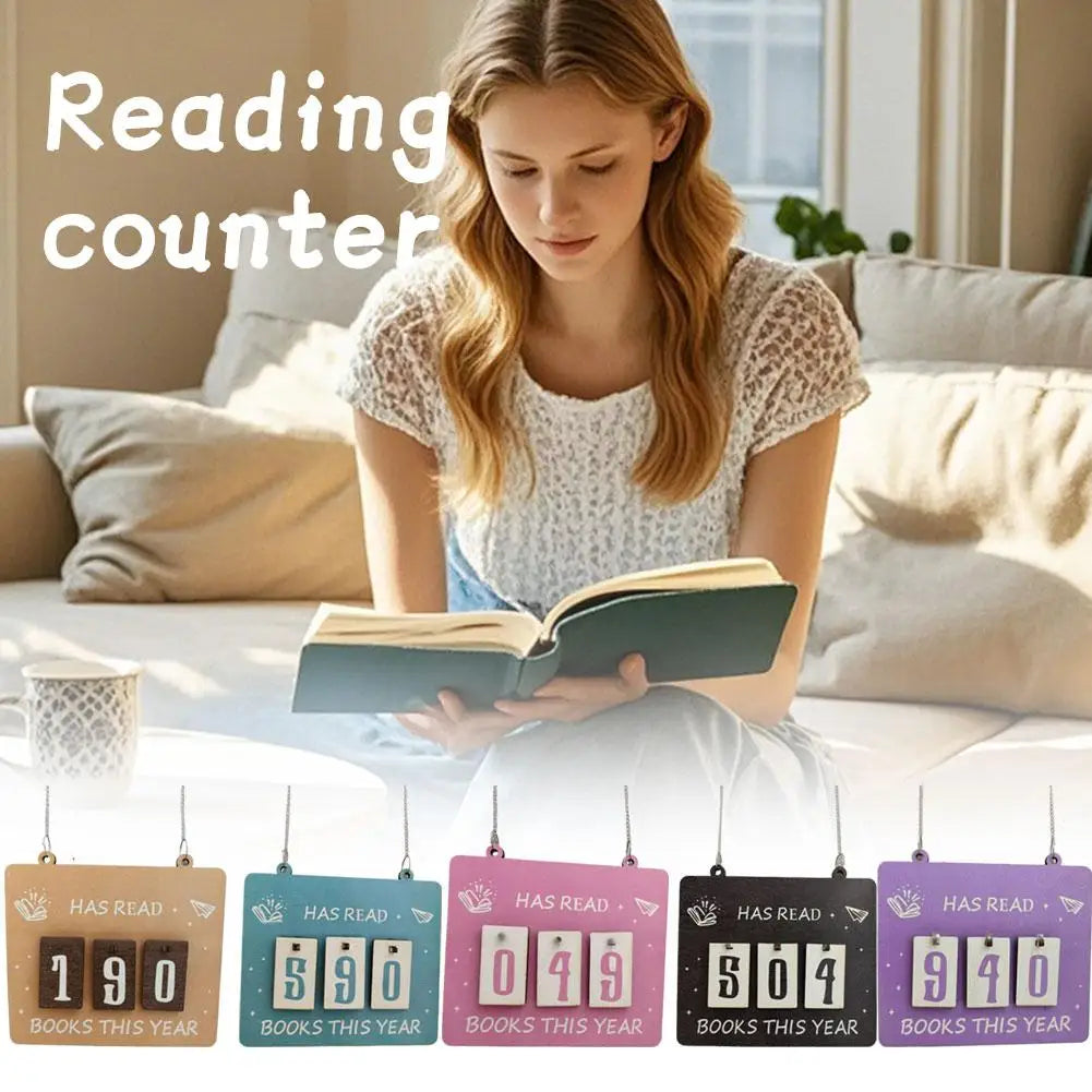 Hanging Bookshelf Counter bookish decor Reading record board Hanging bookshelf decoration Home Festival Decoration Gifts 