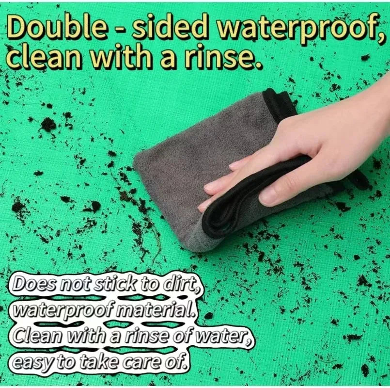 Gardening Mat Square Plant Pad Waterproof for Transplanting Flower Pots Potting Mat Foldable Garden Repotting Anti-dirty Tarp