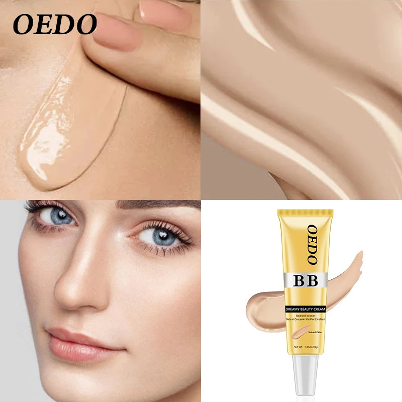 Dreamy Beauty Cream Makeup Natural Concealer BB Cream Face Care Modified Emollient Easy to Wear Sun Block Whitening Cream 30g