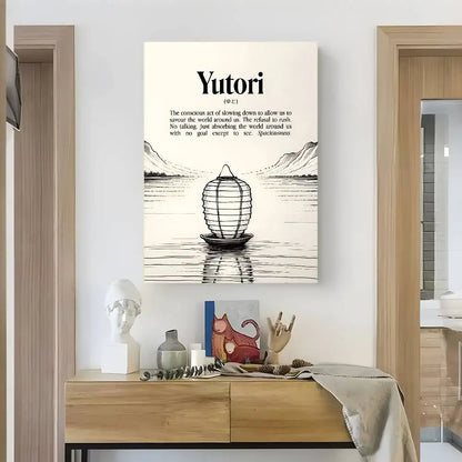 Home decor Life attitude quotes Poster HD art sticky wall waterproof home living room bedroom bar aesthetic decoration