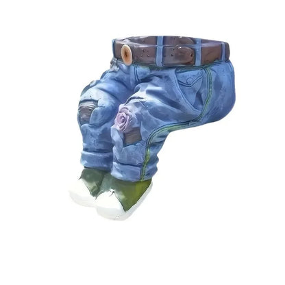 Garden Art Jeans Garden Decoration Ornament Flower Pot Resin Handicraft Garden Design Planting Flower Pot Carving