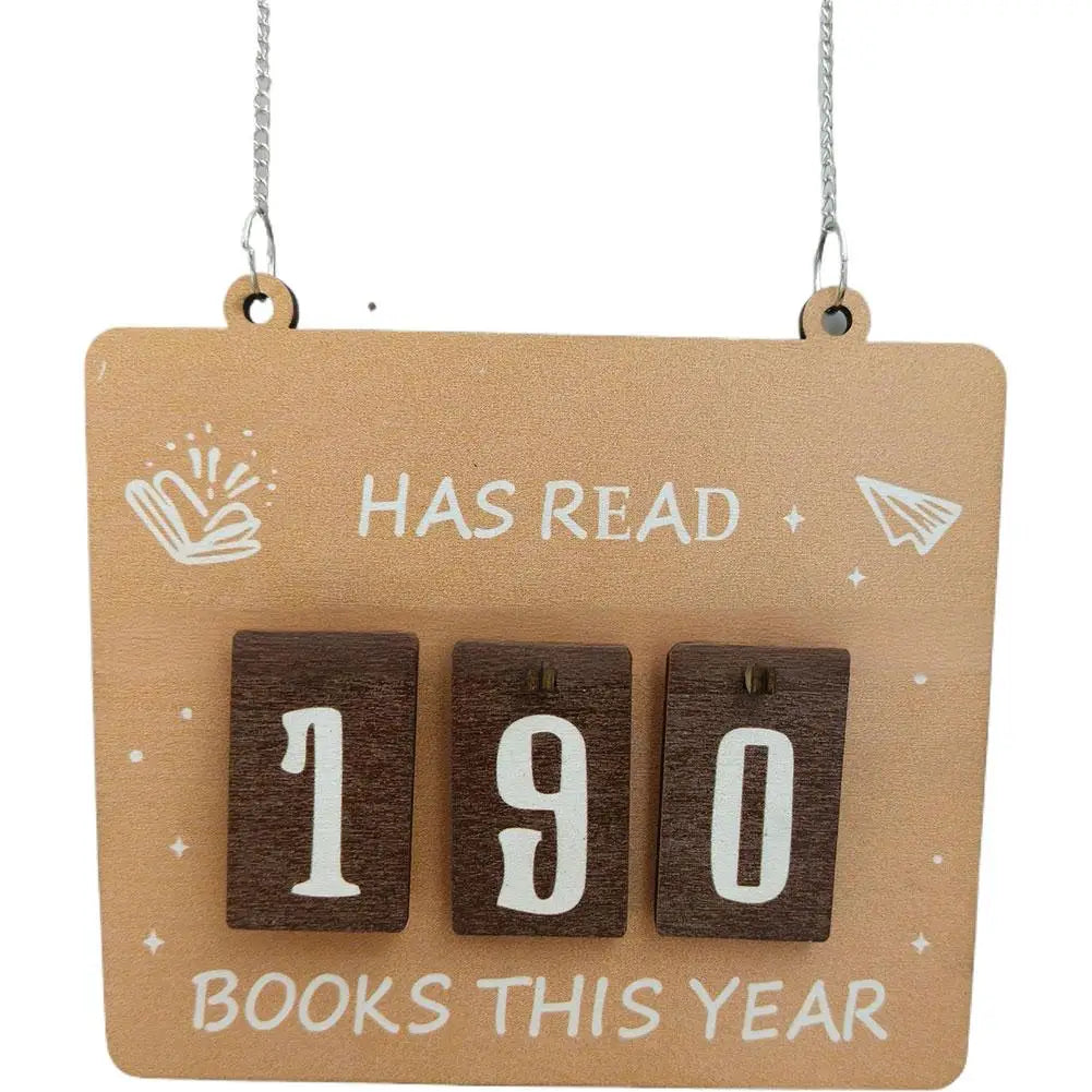 Hanging Bookshelf Counter bookish decor Reading record board Hanging bookshelf decoration Home Festival Decoration Gifts ﻿