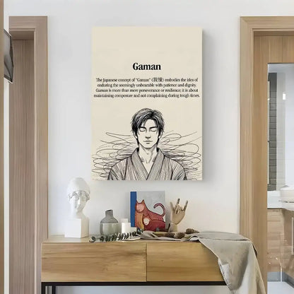 Home decor Life attitude quotes Poster HD art sticky wall waterproof home living room bedroom bar aesthetic decoration