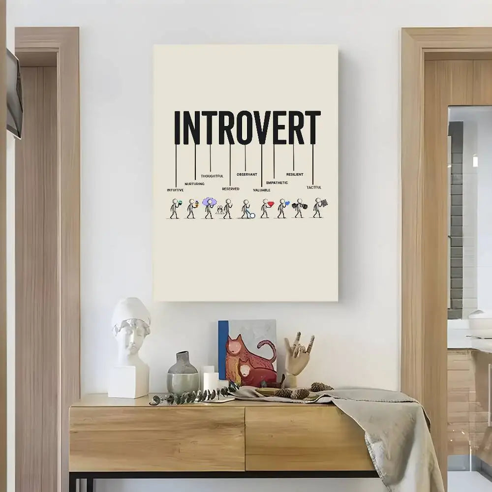 Home decor Life attitude quotes Poster HD art sticky wall waterproof home living room bedroom bar aesthetic decoration