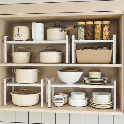 Kitchen Storage Rack under the Sink, Layered Shelf in the Cabinet, Countertop, Extendable Cabinet, Dish Storage Rack for Home Use