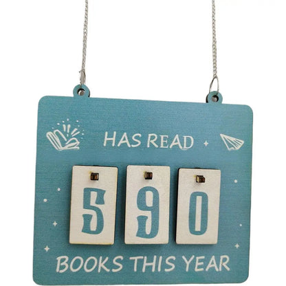 Hanging Bookshelf Counter bookish decor Reading record board Hanging bookshelf decoration Home Festival Decoration Gifts ﻿