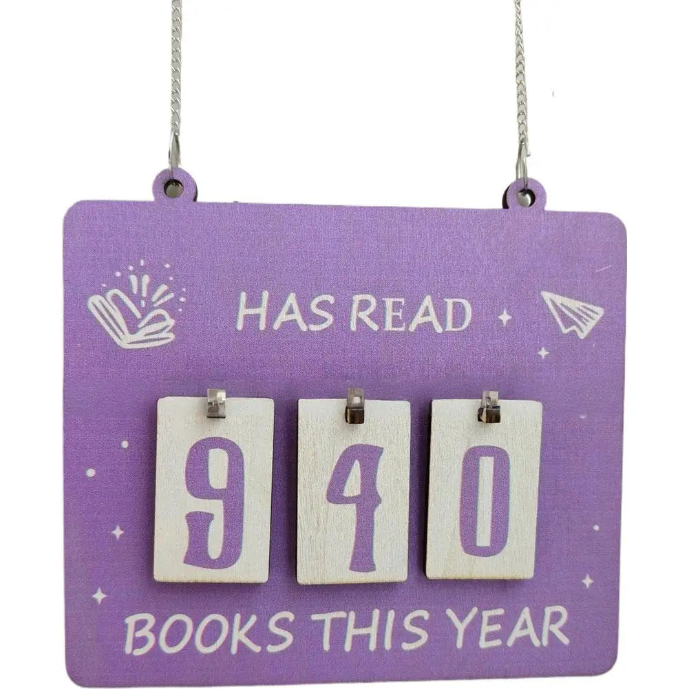 Hanging Bookshelf Counter bookish decor Reading record board Hanging bookshelf decoration Home Festival Decoration Gifts ﻿