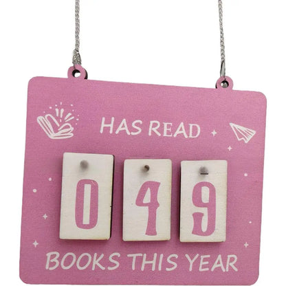 Hanging Bookshelf Counter bookish decor Reading record board Hanging bookshelf decoration Home Festival Decoration Gifts ﻿