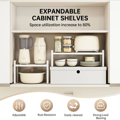 Kitchen Storage Rack under the Sink, Layered Shelf in the Cabinet, Countertop, Extendable Cabinet, Dish Storage Rack for Home Use