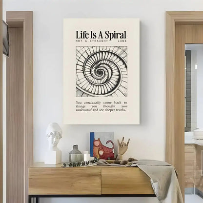 Home decor Life attitude quotes Poster HD art sticky wall waterproof home living room bedroom bar aesthetic decoration