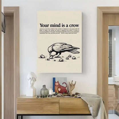 Home decor Life attitude quotes Poster HD art sticky wall waterproof home living room bedroom bar aesthetic decoration