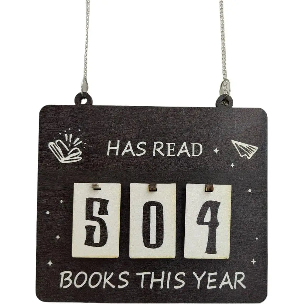 Hanging Bookshelf Counter bookish decor Reading record board Hanging bookshelf decoration Home Festival Decoration Gifts ﻿