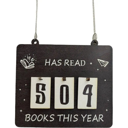 Hanging Bookshelf Counter bookish decor Reading record board Hanging bookshelf decoration Home Festival Decoration Gifts ﻿