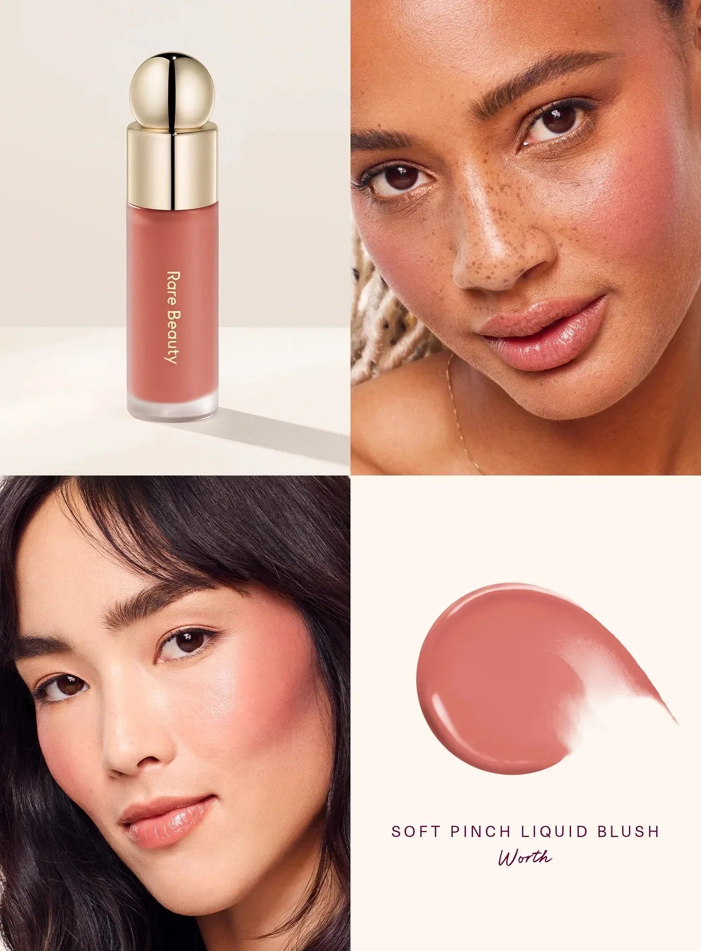 Rare Beauty Matte Lasting Blurred Bouncy Melting Blush Cushiony Cream-to-powder Blush Sweat- And Humidity-resistant Liquid Blush