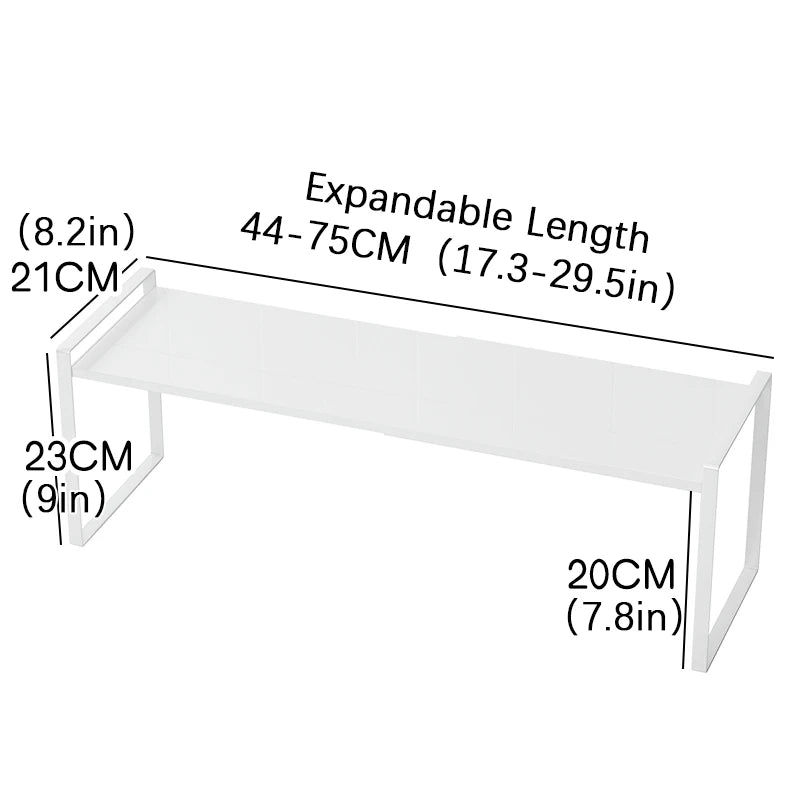 Kitchen Storage Rack under the Sink, Layered Shelf in the Cabinet, Countertop, Extendable Cabinet, Dish Storage Rack for Home Use
